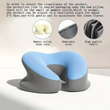 Universal Massage Table Face Cushion Pillow U Shape Head Face Down Rest Pillow - Blue - Extra Image
