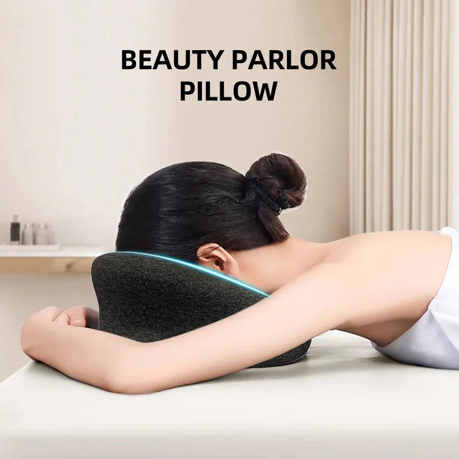 Universal Massage Table Face Cushion Pillow U Shape Head Face Down Rest Pillow - Blue