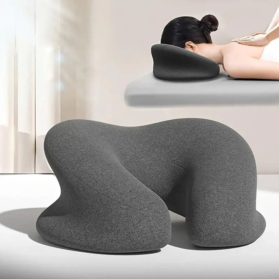 Universal Massage Table Face Cushion Pillow U Shape Head Face Down Rest Pillow - Blue