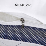 1/2PCS Hotel Style Polyester Fibre Pillow Washable High Rebound Support - 600g - Top-Down View