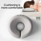 Memory Foam Face Plank Pillow Support Pad Comfort Cushion for Spa and Massage - Grey - Extra Image