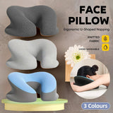 Universal Massage Table Face Cushion Pillow U Shape Head Face Down Rest Pillow - Light Grey - Front View