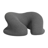 Universal Massage Table Face Cushion Pillow U Shape Head Face Down Rest Pillow - Light Grey - Low Angle
