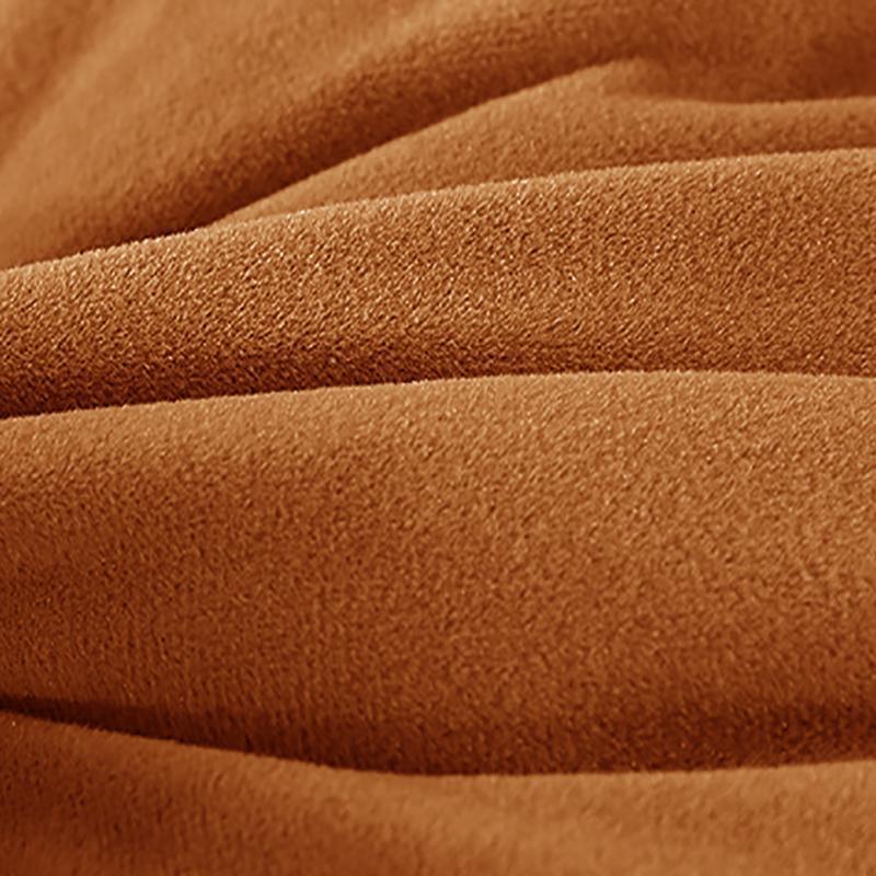 50cm*50cm Multicoloured Plain Solid Colour Cushion Cover Decorative Pillow Case - Light Coffee