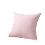 50cm*50cm Multicoloured Plain Solid Colour Cushion Cover Decorative Pillow Case - Red - Low Angle