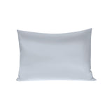 Silk Envelope Pillowcase Soft Satin Protective Cover for Bed Sleep Comfort - White - Rear View