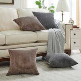 45X45 Plain Solid Colour Cushion Cover Decorative Pillow Case Home Multicoloured - Green