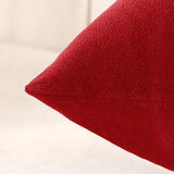 40x40cm Multicoloured Plain Solid Colour Cushion Cover Covers Decorative Pillow Case - Pink