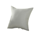 50cm*50cm Multicoloured Plain Solid Colour Cushion Cover Decorative Pillow Case - Pink - Rear View