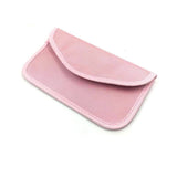 Car Key Case For Faraday Cage Fob Pouch Keyless RFID Blocking Bag - Pink