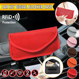 Car Key Case For Faraday Cage Fob Pouch Keyless RFID Blocking Bag - Pink