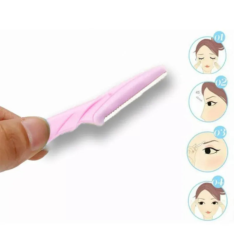 Eyebrow Razor Trimmer Shaver Facial Blade Shave Shaper Hair Remover Women Eye - 3 PCS