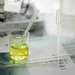 100X 3ml Disposable Graduated Plastic Pipettes for Liquid Transfer