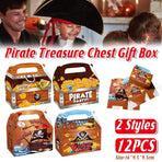 12-Piece Pirate-Themed Party Favour Box Set in Two Designs