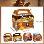 12-Piece Pirate-Themed Party Favour Box Set in Two Designs