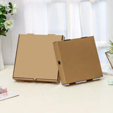 25pcs Break Resistant Pizza Boxes for Cooking Takeout and Food Delivery Needs - 10inch - Top-Down View