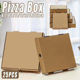 25pcs Break Resistant Pizza Boxes for Cooking Takeout and Food Delivery Needs - 11inch