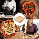 25pcs Break Resistant Pizza Boxes for Cooking Takeout and Food Delivery Needs - 16inch - 45-Degree Angle