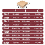 25pcs Break Resistant Pizza Boxes for Cooking Takeout and Food Delivery Needs - 8inch