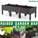 Outdoor Rectangular Balcony Vegetable Planter Box Garden Flower Planting