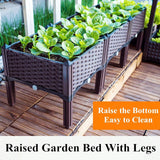 Outdoor Rectangular Balcony Vegetable Planter Box Garden Flower Planting - 45-Degree Angle