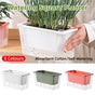 Balcony Vegetable Pot Planter Lazy Self Priming Flower Pot for Indoor Gardening - Pink