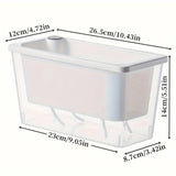 Balcony Vegetable Pot Planter Lazy Self Priming Flower Pot for Indoor Gardening - Pink - Side View