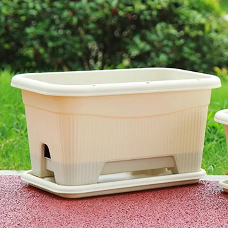 Large Square Planter Box Garden Pot for Vegetables Green Plants Outdoor Planting