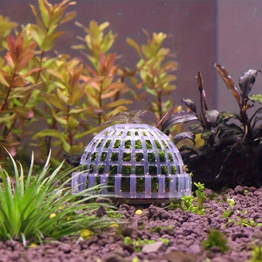 3pcs Aquarium Plastic Moss Ball Fish Decoration Aquatic Plant Accessories