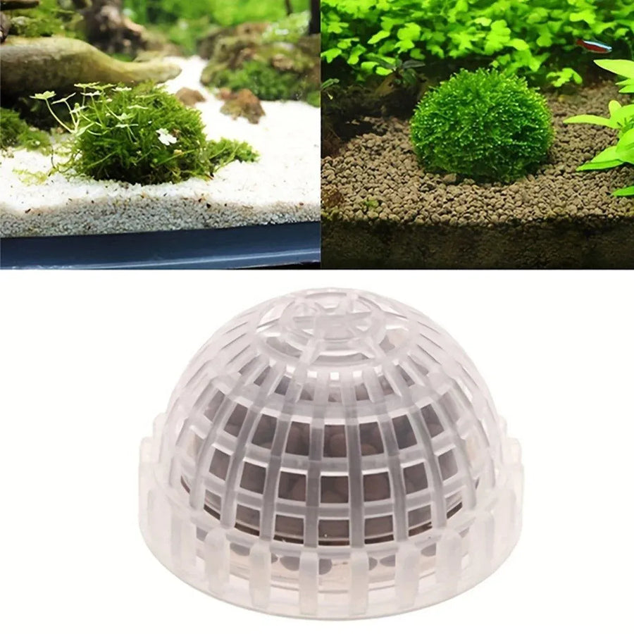 3pcs Aquarium Plastic Moss Ball Fish Decoration Aquatic Plant Accessories