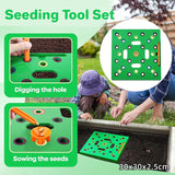 Sowing Templates Square Seed Spacing Gardening Planting Tools Vegetable Boards