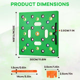 Sowing Templates Square Seed Spacing Gardening Planting Tools Vegetable Boards - Side View