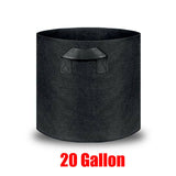 10 Pack Breathable Fabric Plant Grow Pots 2 to 20 Gallon Sizes - 20 Gallon-10PCS - Extra Image