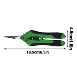 2Pcs Pruning Shears Plant Scissors Trim Trees Snips Branch Garden Secateurs Tool - Side View