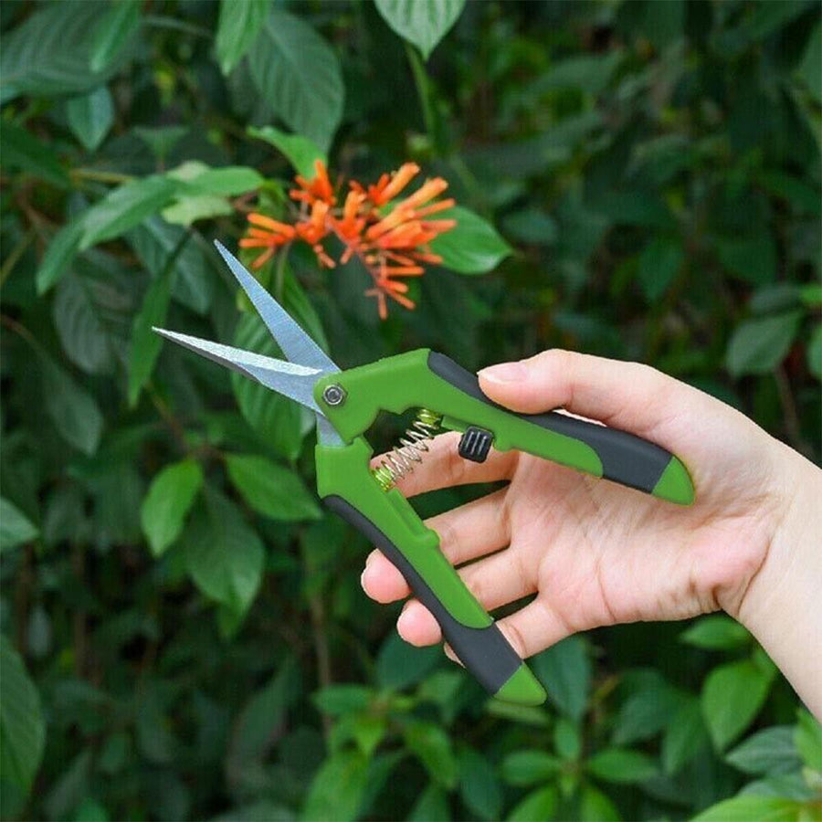 2Pcs Pruning Shears Plant Scissors Trim Trees Snips Branch Garden Secateurs Tool