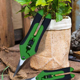 2Pcs Pruning Shears Plant Scissors Trim Trees Snips Branch Garden Secateurs Tool - 45-Degree Angle