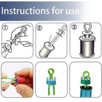 Colourful Bobbin Holder Clips for Thread Spools Sewing and Embroidery 60PCS