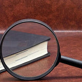 10cm Handheld Magnifying Glass Loupe for Optimal Reading Clarity - 45-Degree Angle