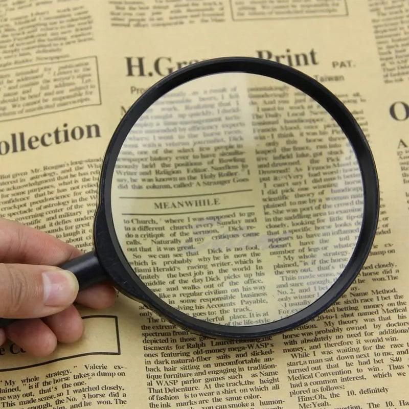 10cm Handheld Magnifying Glass Loupe for Optimal Reading Clarity