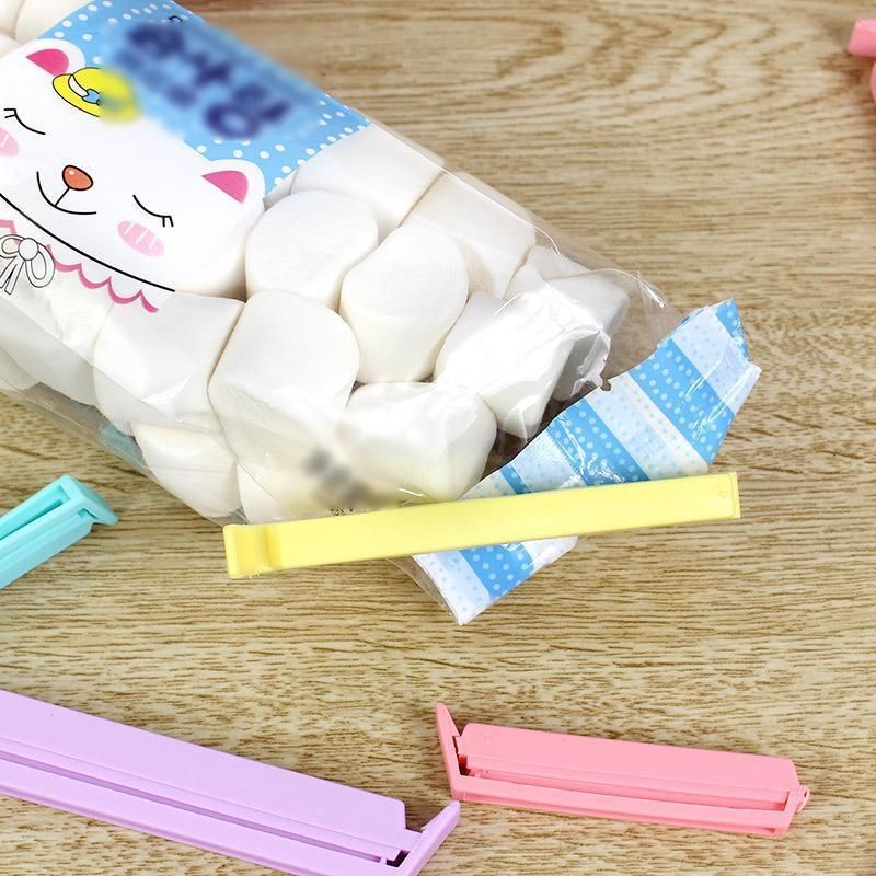 Plastic Sealing Bag Clip Sealer Clamp Kitchen Storage Food Snack Chips Seal Tool - 12PCS