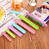 Plastic Sealing Bag Clip Sealer Clamp Kitchen Storage Food Snack Chips Seal Tool - 12PCS