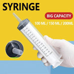 100-200Ml Reusable Hydroponics Nutrient Measuring Syringe - 100ML