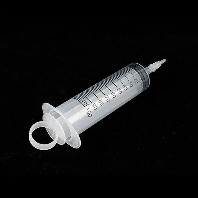 100-200Ml Reusable Hydroponics Nutrient Measuring Syringe - 100ML
