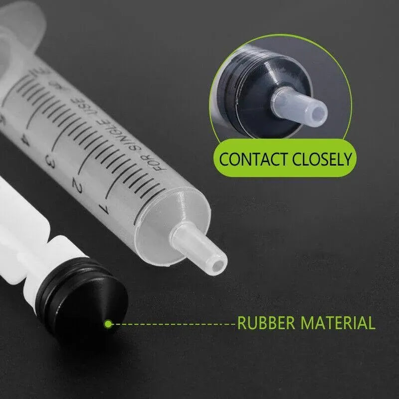 100-200Ml Reusable Hydroponics Nutrient Measuring Syringe - 100ML