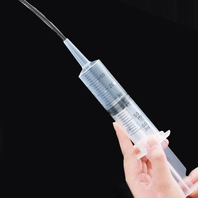 100-200Ml Reusable Hydroponics Nutrient Measuring Syringe - 100ML