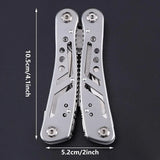 Outdoor Camping Multifunctional Folding Pliers Knife Tool Survival Gear Kit - Side View