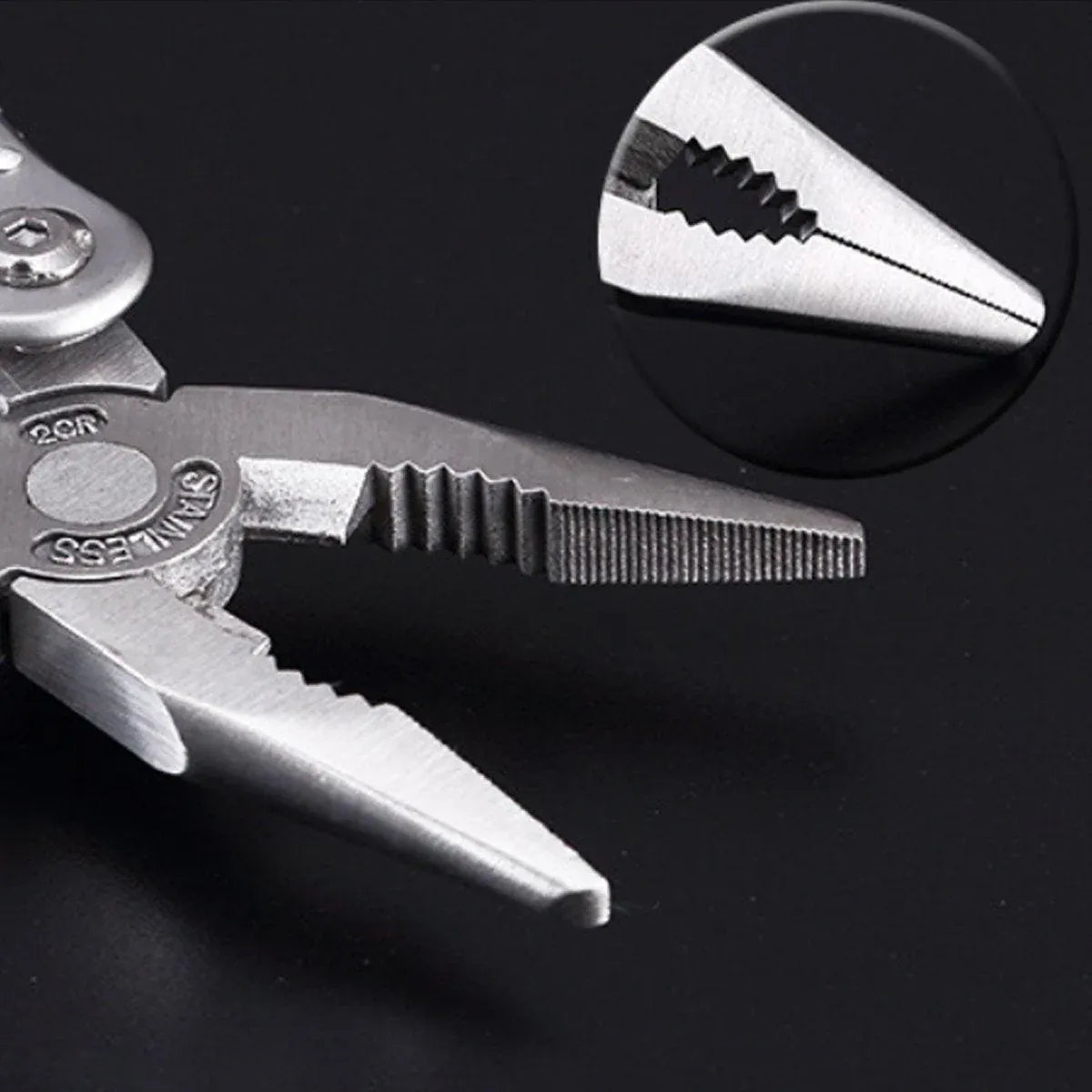 Outdoor Camping Multifunctional Folding Pliers Knife Tool Survival Gear Kit