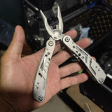 Outdoor Camping Multifunctional Folding Pliers Knife Tool Survival Gear Kit - Extra Image