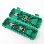 4 Piece Circlip Pliers Set 7 Inch Internal and External Straight and Bent Nose Tools