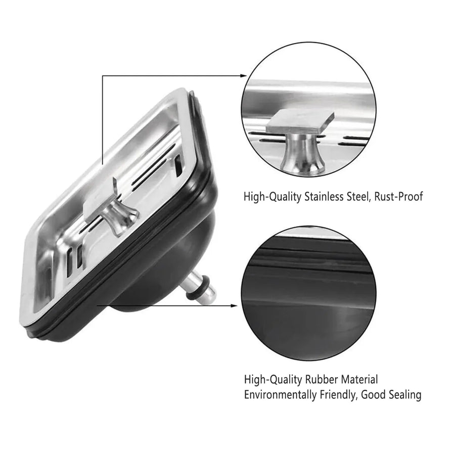 Kitchen Waste Disposer Square Lid Sink Plug Food Disintegration Drain Cover Tool